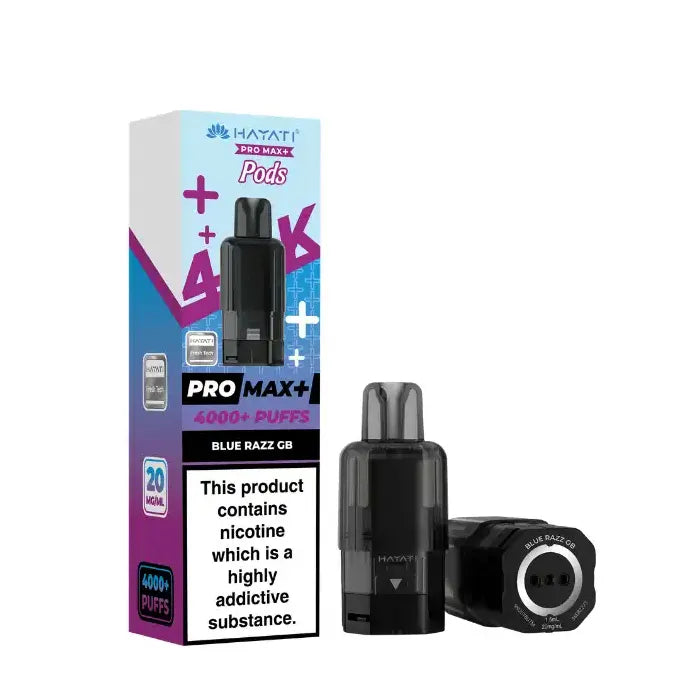 Blue Razz GB Hayati Pro Max Plus 4K Pods
