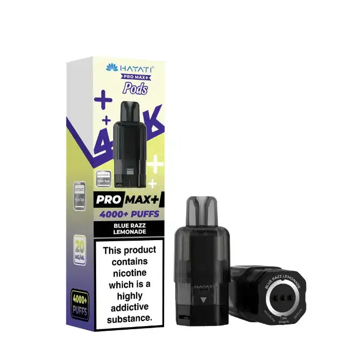 Blue Razz Lemonade Hayati Pro Max Plus 4K Pods