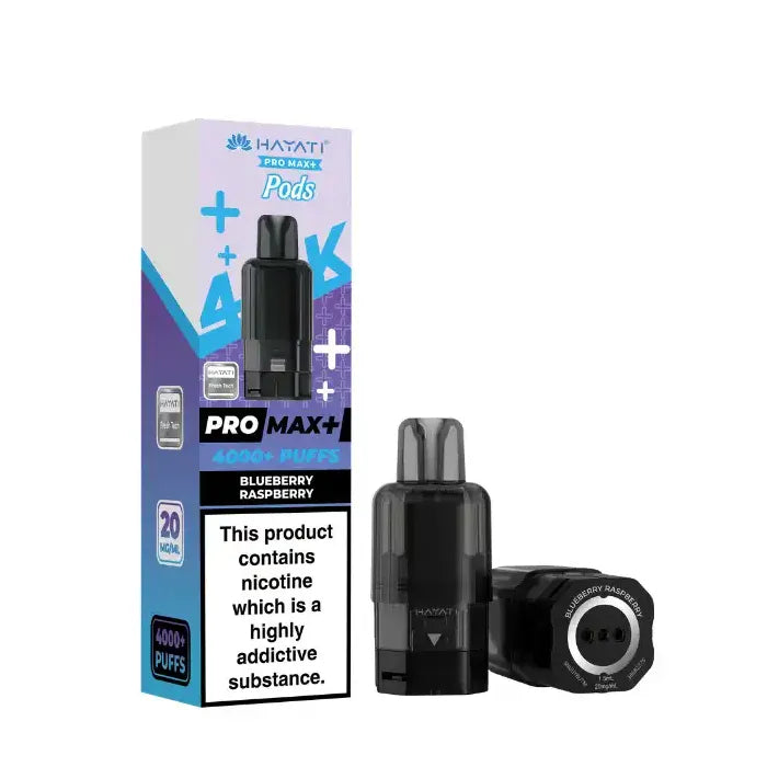 Blueberry Raspberry Hayati Pro Max Plus 4K Pods
