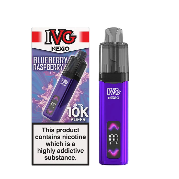 Blueberry Raspberry IVG Nexio Prefilled Pod Kit