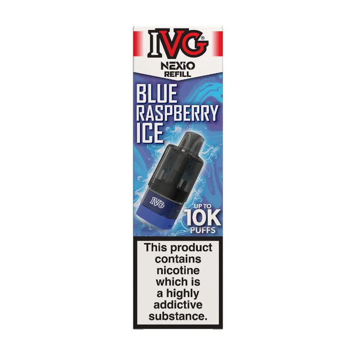 Blue Raspberry Ice IVG Nexio Prefilled Pods