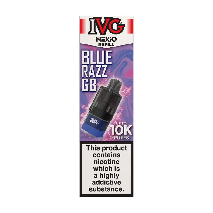 Blue Razz GB IVG Nexio Prefilled Pods