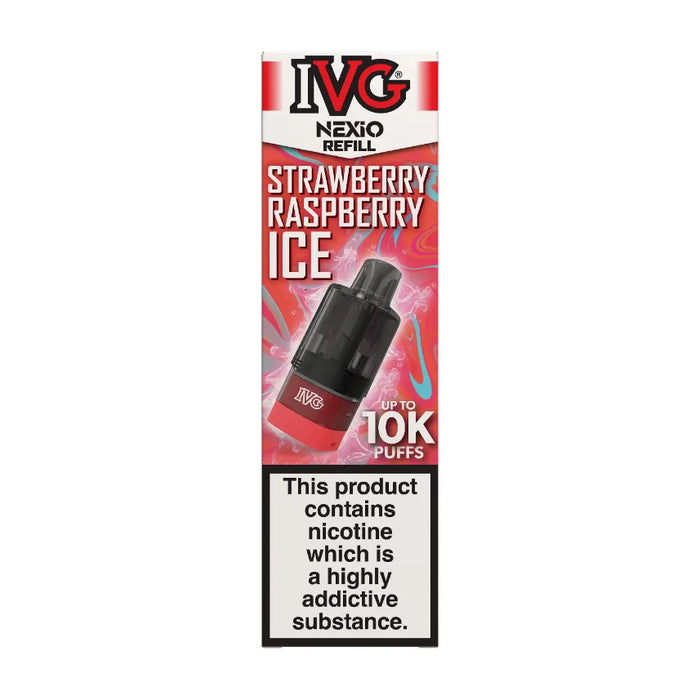 Strawberry Raspberry Ice IVG Nexio Prefilled Pods