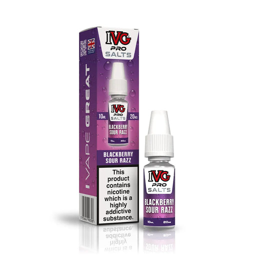 IVG Pro Salts Blackberry Sour Razz Nic Salt