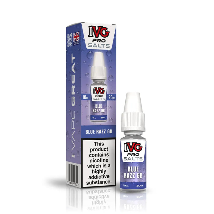 20mg IVG Pro Salts Blue Razz GB Nic Salt
