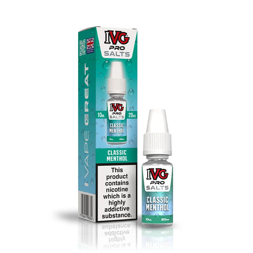 20mg IVG Pro Salts Classic Menthol Nic Salt