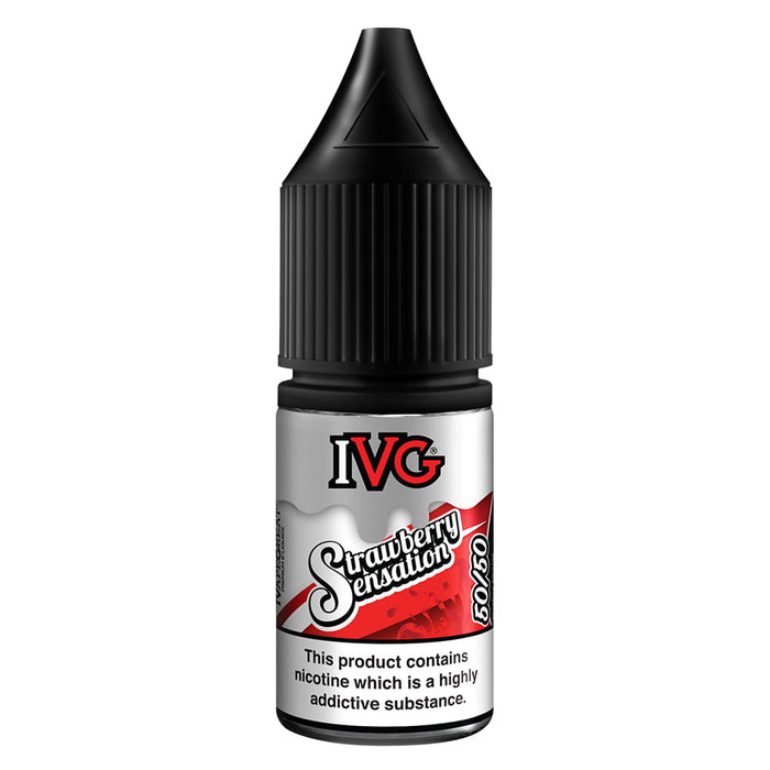 IVG Strawberry Sensation Vape Juice 10ml Freebase- 5 for 11 IVG Strawberry Sensation Vape Juice 10ml Freebase- 5 for 11