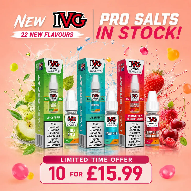 IVG Pro salts banner mobile view