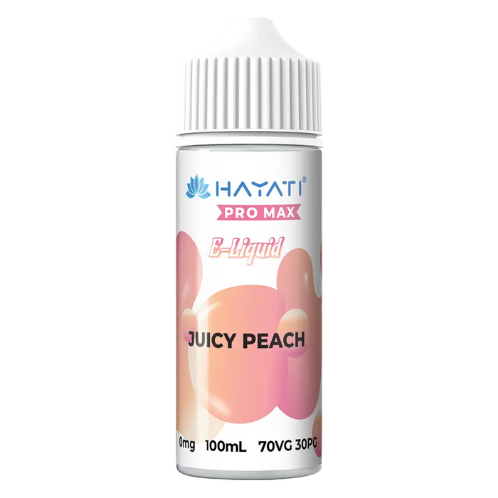 Hayati Juicy Peach 100ml Shortfill Vape Juice Hayati Juicy Peach 100ml Shortfill Vape Juice