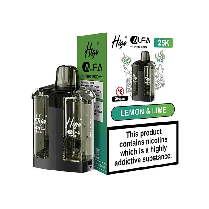 Lemon & Lime Higo Alfa Pro 25k Pods