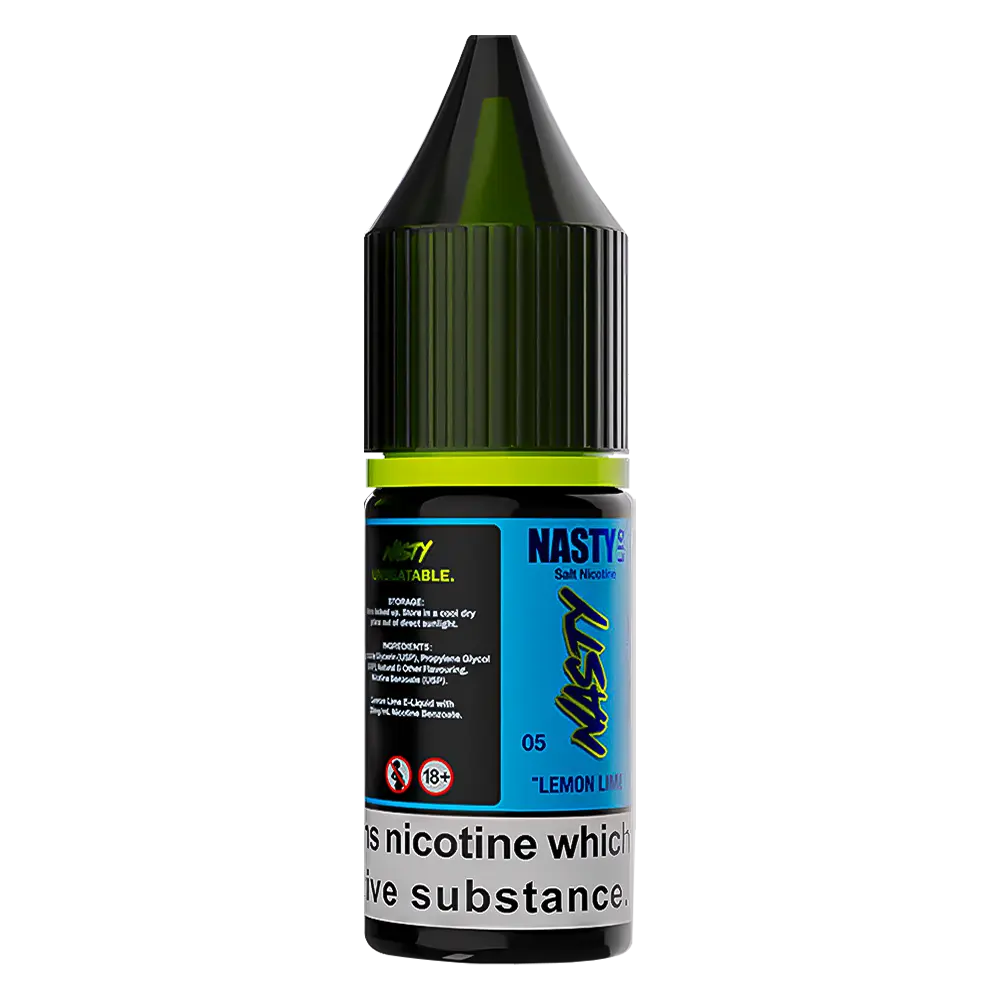 Nasty Liq Lemon Lime Nic Salt Vape Juice|5 for £11