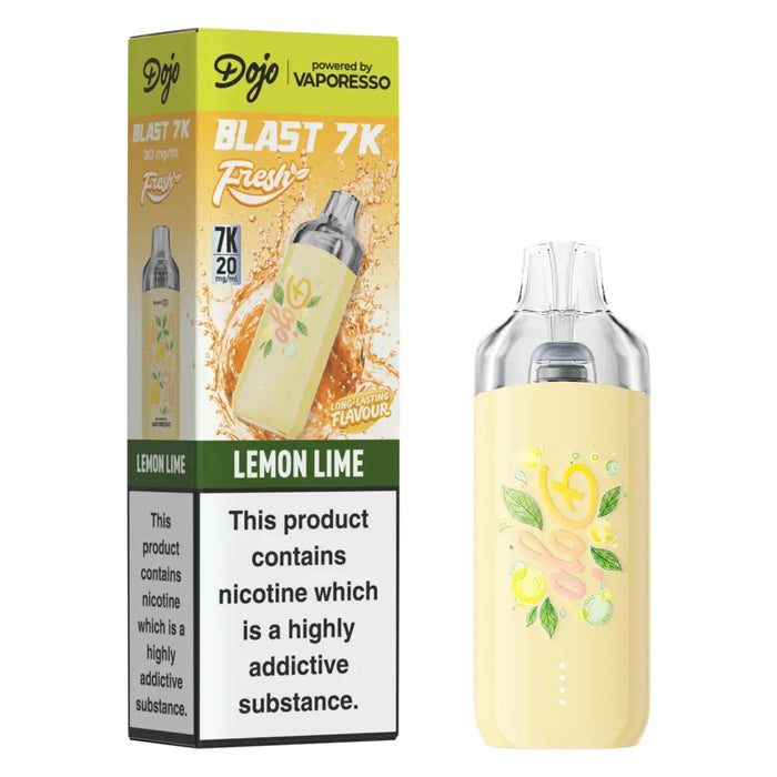 Lemon Lime Vaporeso Dojo Blast 7k Fresh Pod Kit