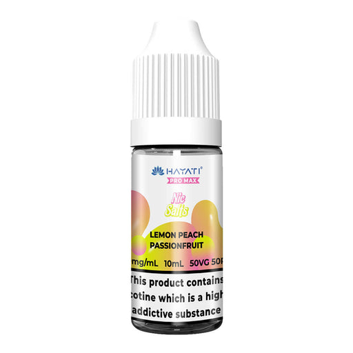 Hayati Pro Max Lemon Peach Passionfruit Nic Salt Vape Juice