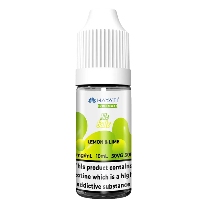 Hayati Pro Max Lemon Lime Nic Salt 10ml | 10 for 16 Hayati Pro Max Lemon Lime Nic Salt 10ml | 10 for 16