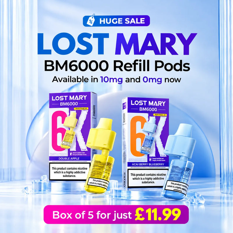 Lost Mary BM6000 Pods offer Mobile Banner