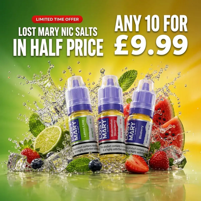 Lost Mary Nic Salts 10 for 9.99 Offer Mobile
