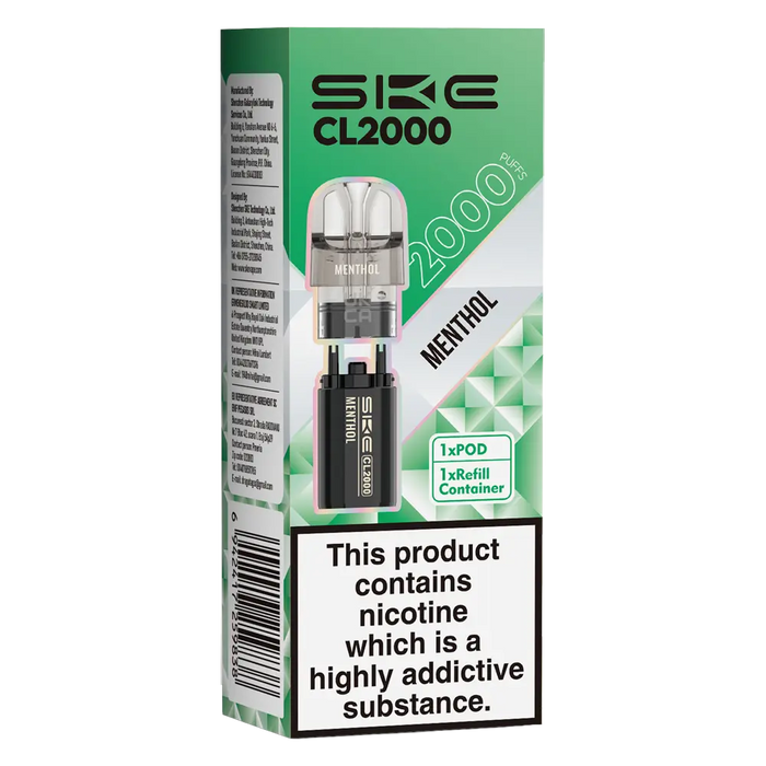 SKE Crystal CL2000 Prefilled Pods