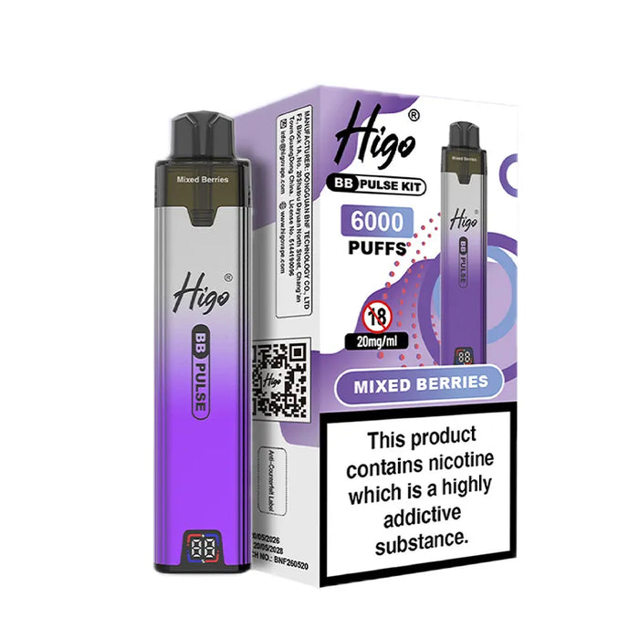 Mixed Berries Higo BB Pulse 6000 Pod Kit