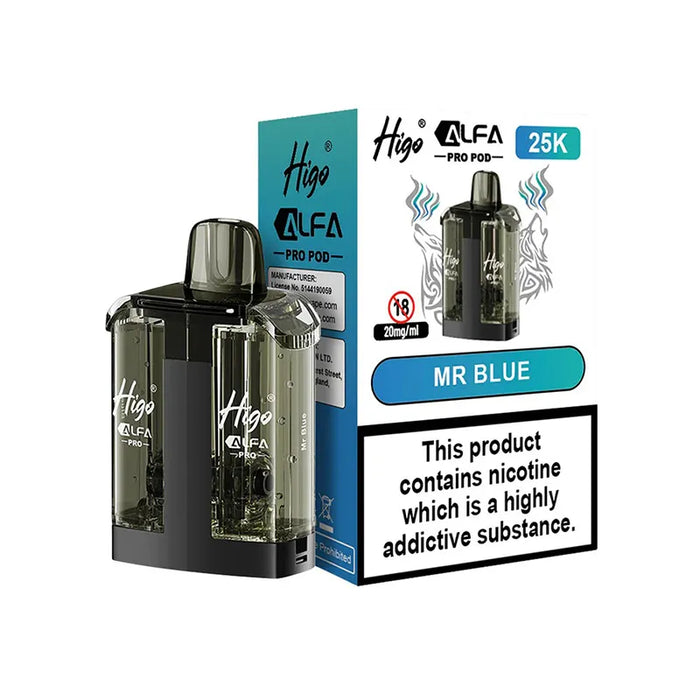 Mr Blue Higo Alfa Pro 25k Pods