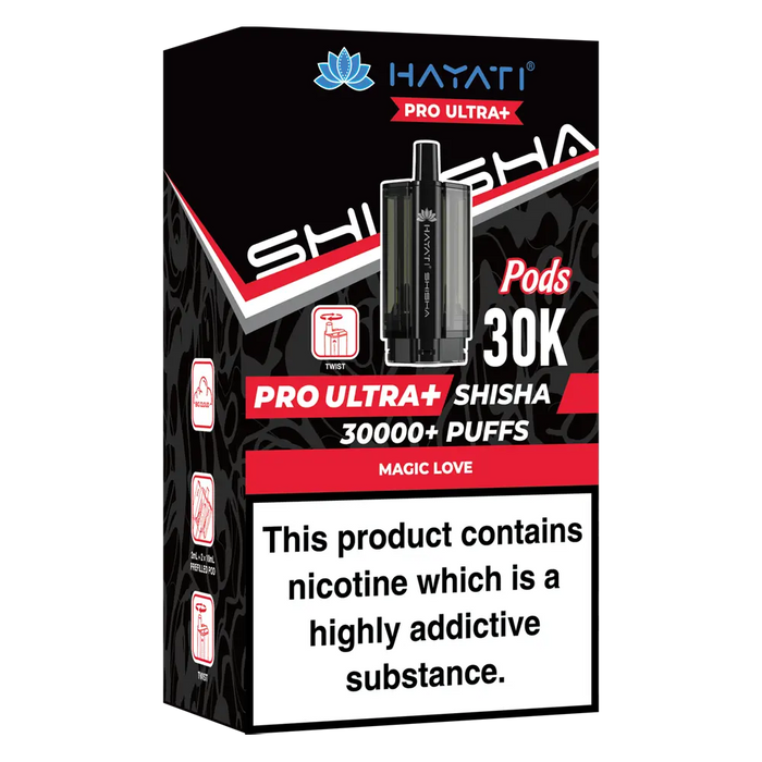 Hayati Pro Ultra Shisha 30K Prefilled Pods
