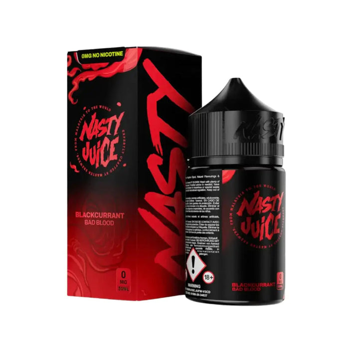 Nasty Juice Blackcurrant Bad Blood 60ml Shortfill E-liquid