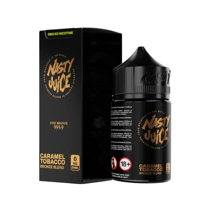 Nasty Juice Caramel Tobacco Bronze Blend 60ml Shortfill E-liquid