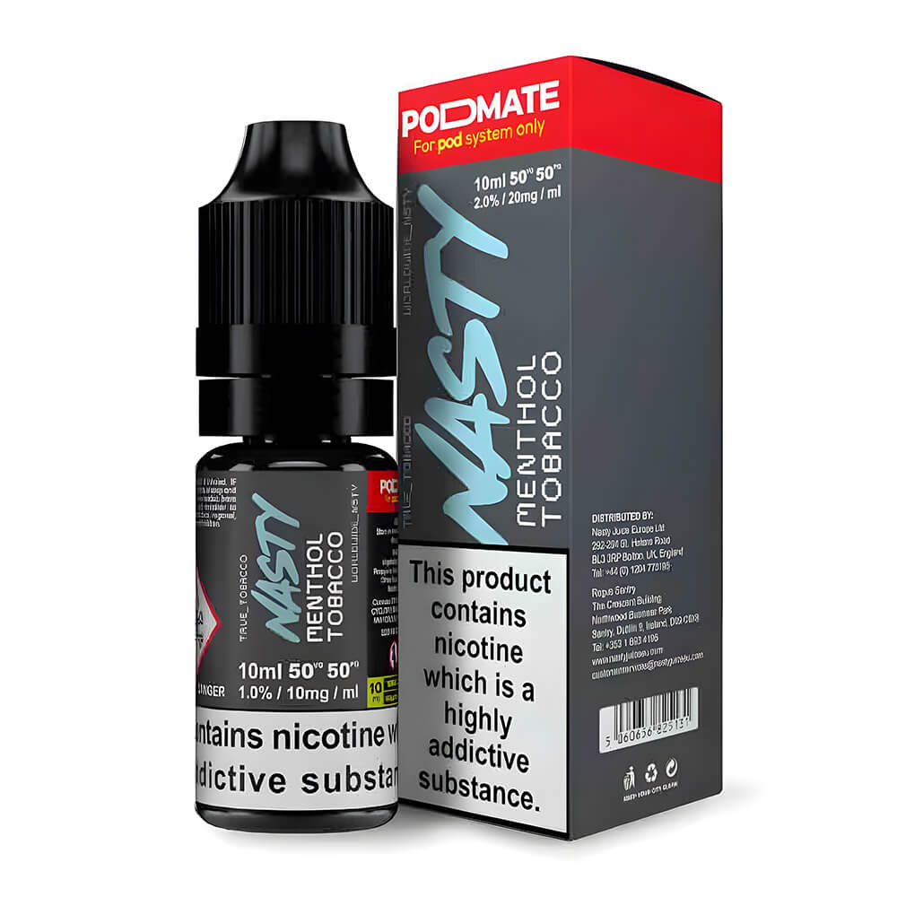 Nasty Podmate Menthol Tobacco Nic Salt Vape Juice