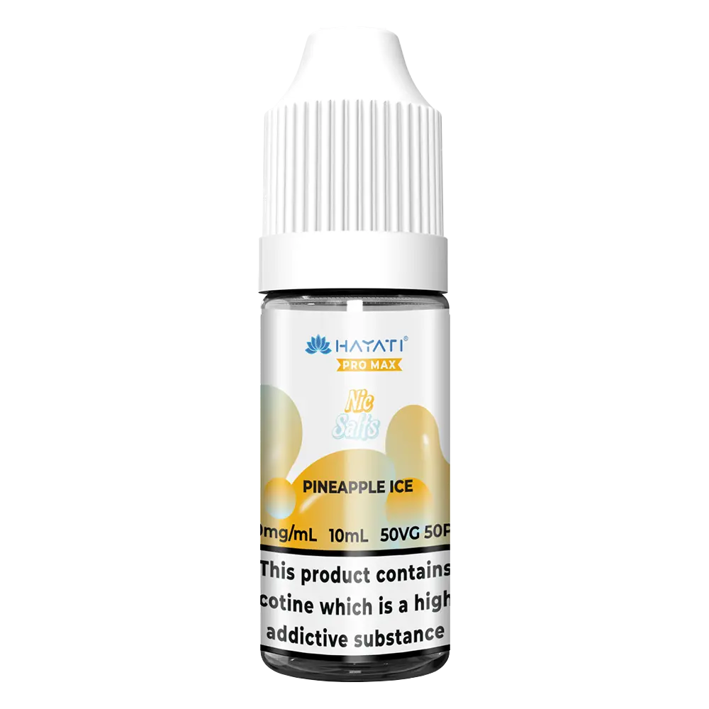 Hayati Pro Max Pineapple Ice 10ml Nic Salt Vape Juice | 10 for 16