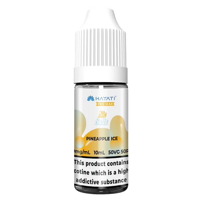 Hayati Pro Max Pineapple Ice 10ml Nic Salt Vape Juice | 10 for 16 Hayati Pro Max Pineapple Ice 10ml Nic Salt Vape Juice | 10 for 16