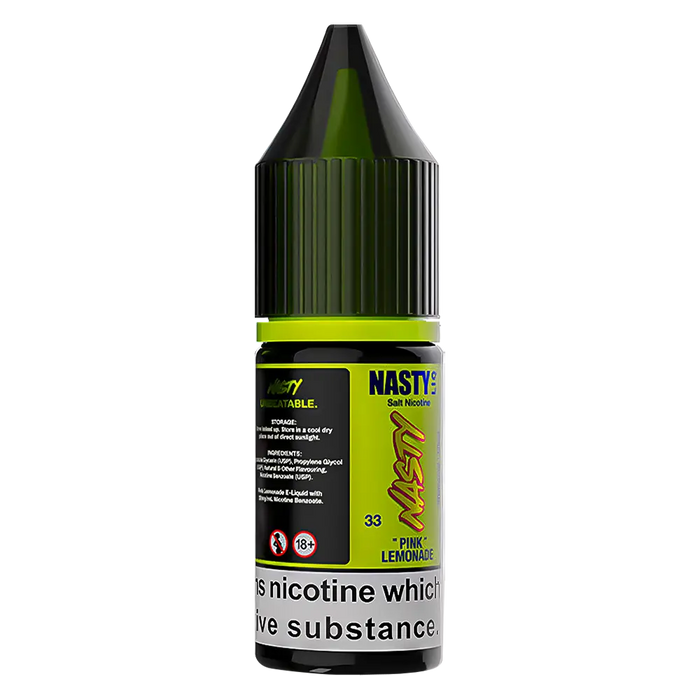 Nasty Liq Pink Lemonade Nic Salt Vape Juice|5-11 Nasty Liq Pink Lemonade Nic Salt Vape Juice|5-11