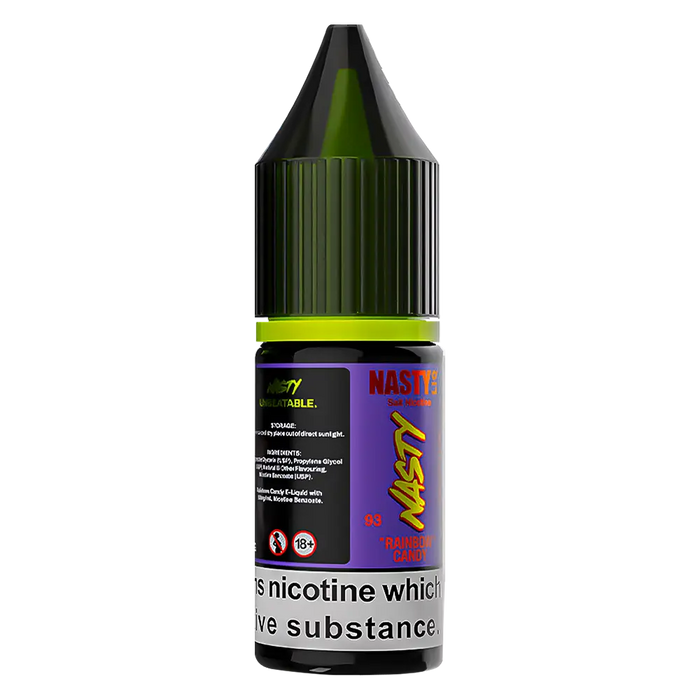 Nasty Liq Rainbow Candy Nic Salt Vape Juice|5-11 Nasty Liq Rainbow Candy Nic Salt Vape Juice|5-11