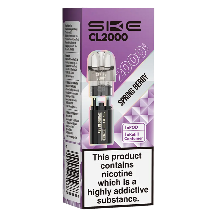 SKE Crystal CL2000 Prefilled Pods
