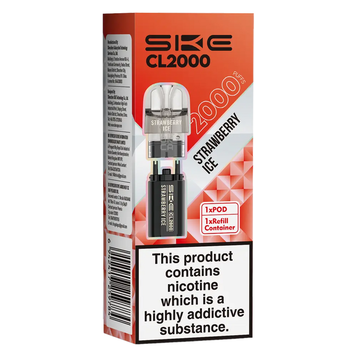 SKE Crystal CL2000 Prefilled Pods