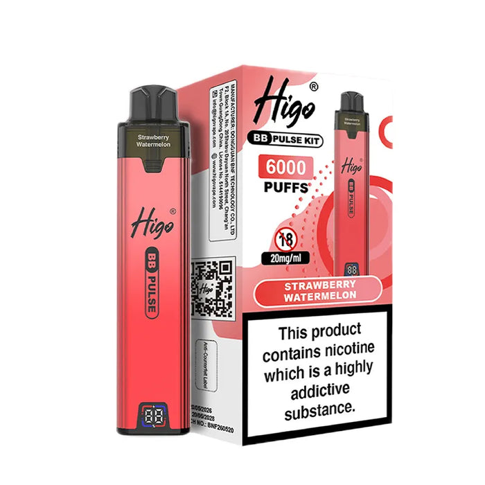 Strawberry Watermelon Higo BB Pulse 6000 Pod Kit