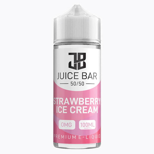 Juice Bar Strawberry Ice Cream 100ml Shortfill E-Liquid