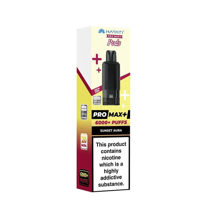 SUNSET AURA HAYATI PRO MAX PLUS 6000 PODS