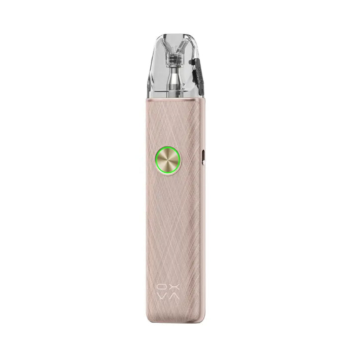 Silken Champagne Leather Oxva Xlim 4 Pod Vape Kit