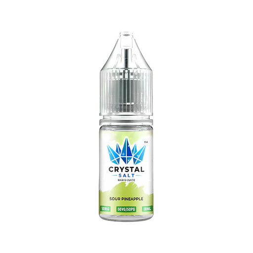 Crystal Salt Sour Pineapple Nic Salt Vape Juice 10ml - 10 Pack
