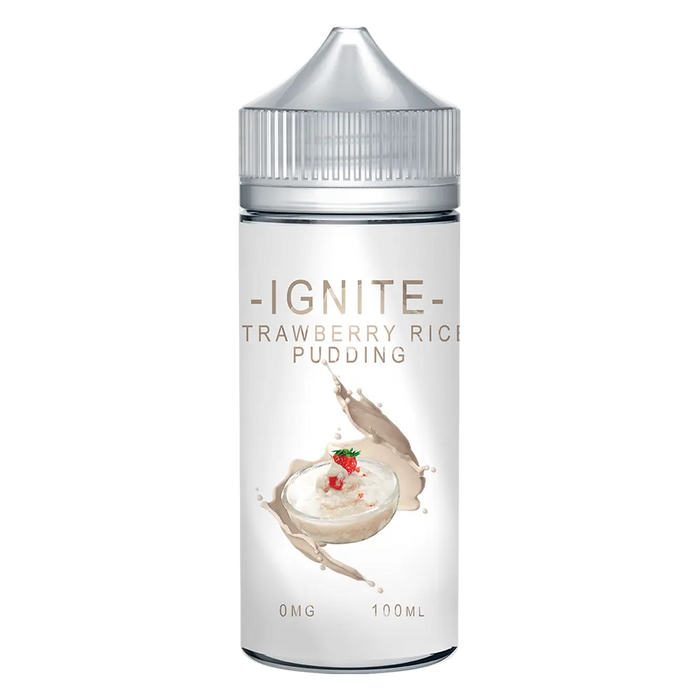 ignite Strawberry Rice Pudding 100ml Vape Juice