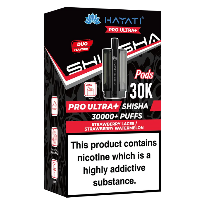 Hayati Pro Ultra Shisha 30K Prefilled Pods