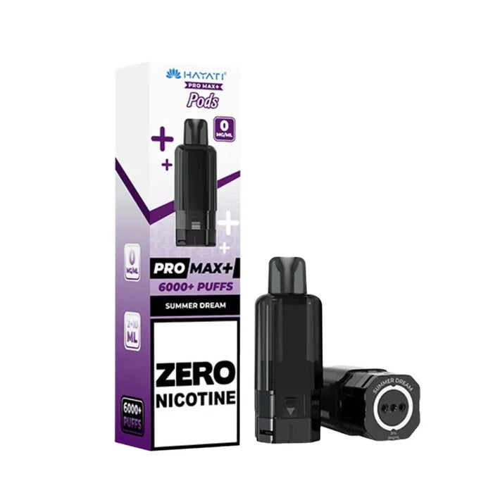 Summer Dream Hayati Pro Max Plus 6000 Zero Nicotine Pods
