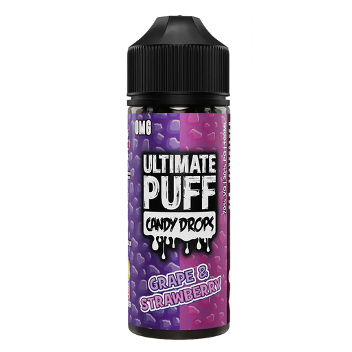 Ultimate Puff Candy Drops Grape & Strawberry 100ml Shortfill E-Liquid