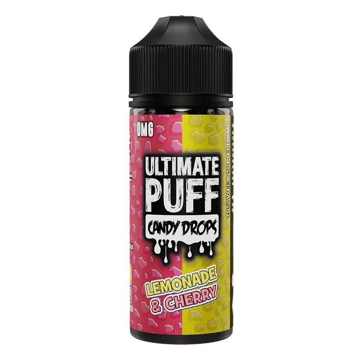 Ultimate Puff Candy Drops Lemonade & Cherry 100ml Shortfill E-Liquid