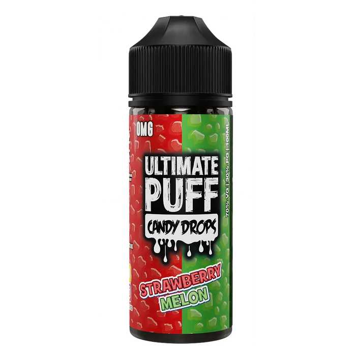 Ultimate Puff Candy Drops Strawberry Melon 100ml Shortfill E-Liquid