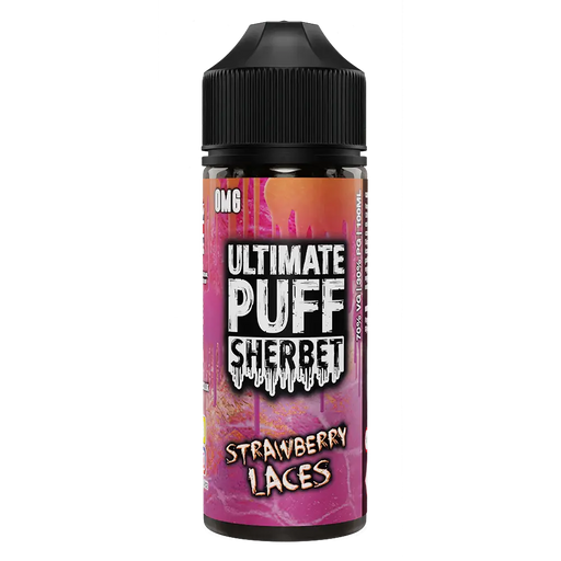 Ultimate Puff Sherbet Strawberry Laces 100ml Shortfill E-Liquid