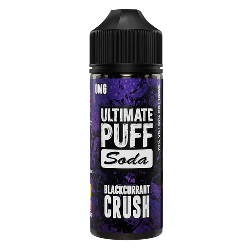 Ultimate Puff Soda Blackcurrant Crush 100ml Shortfill E-Liquid