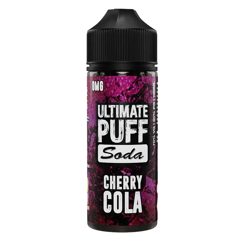 Ultimate Puff Soda Cherry Cola 100ml Shortfill E-Liquid