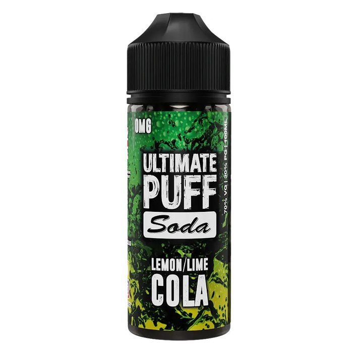 Ultimate Puff Soda Lemon Lime Cola 100ml Shortfill E-Liquid