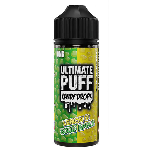 Ultimate Puffs Candy Drops Lemon Sour Apple 100ml Shortfill E-Liquid
