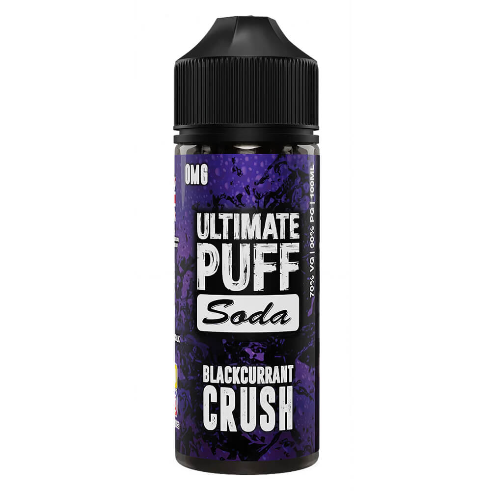 Ultimate Puff Soda Blackcurrant Crush 100ml Vape Juice